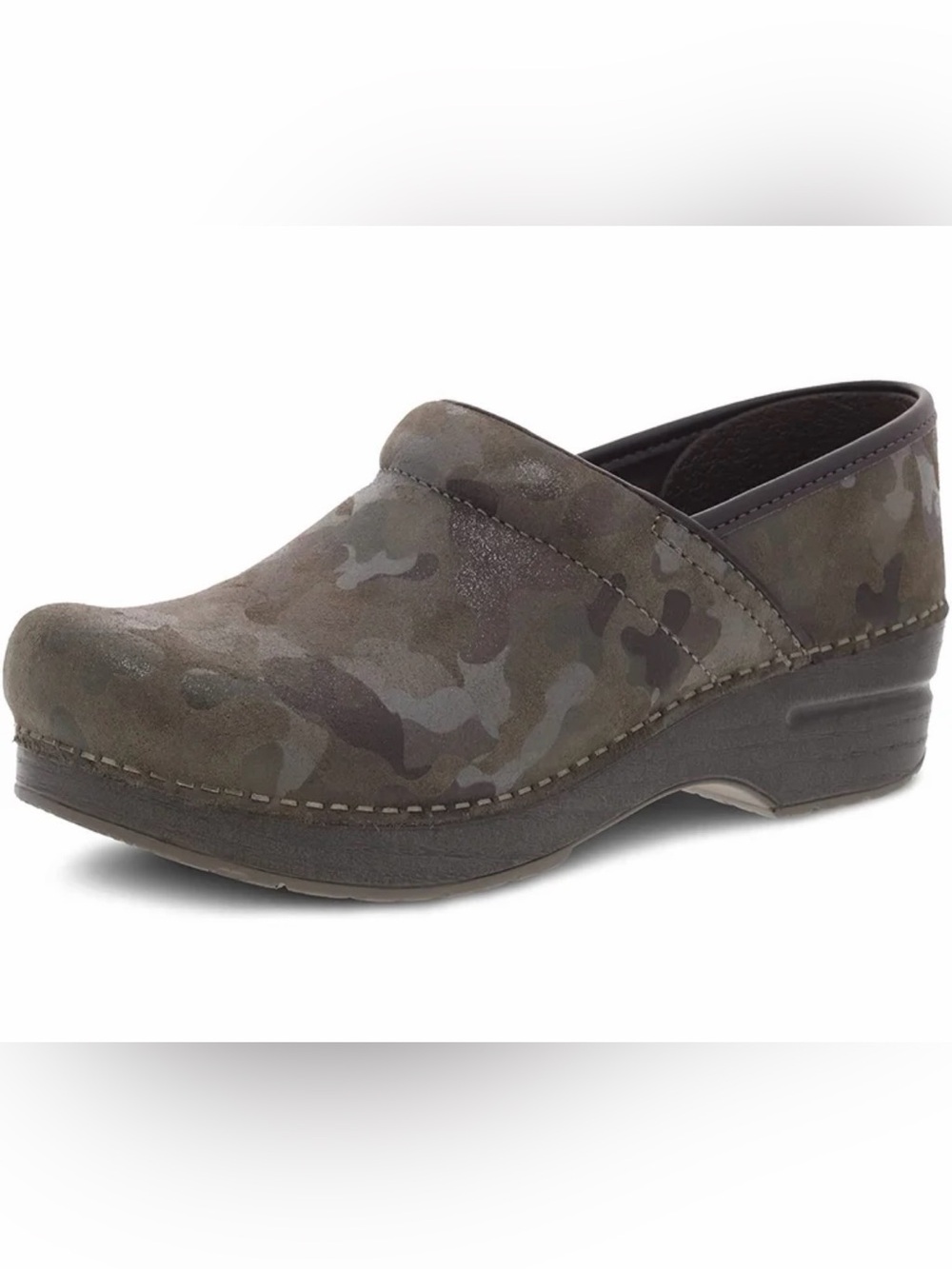 Dansko Professional Clogs NWOT $140 36/6 Camo Suede